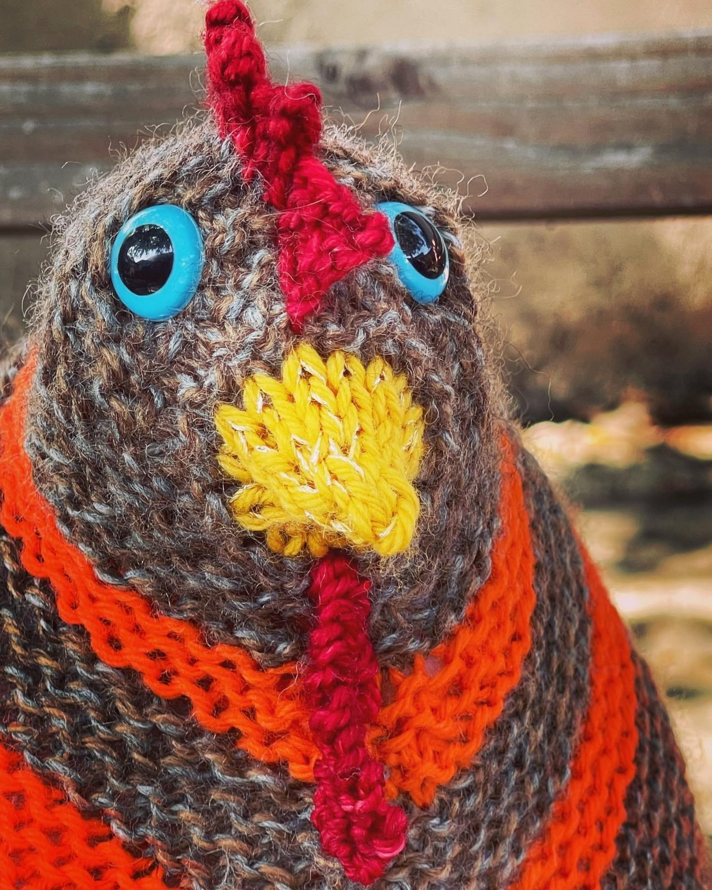 Emotional Support Chicken Knitting Pattern