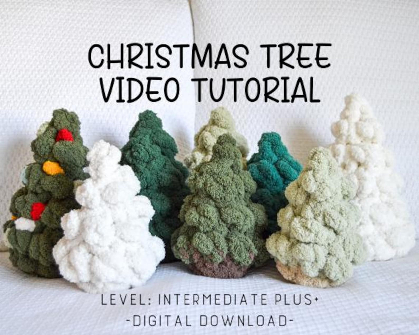 Little Christmas Tree Holiday Decor Knitting Pattern