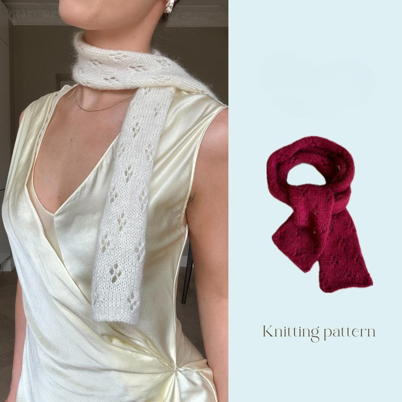 Fashionable Scarf Knitting Pattern