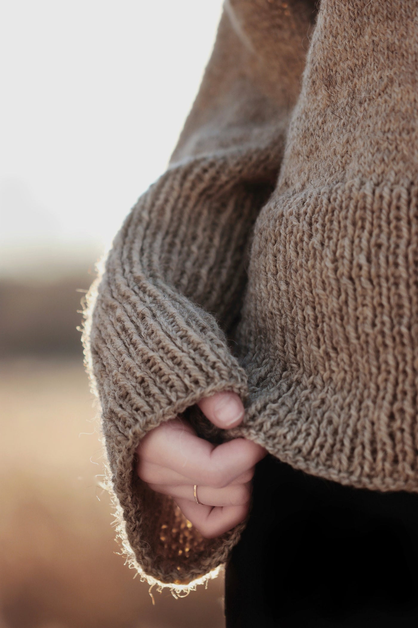 Chunky Comfy Sweater Knitting Pattern