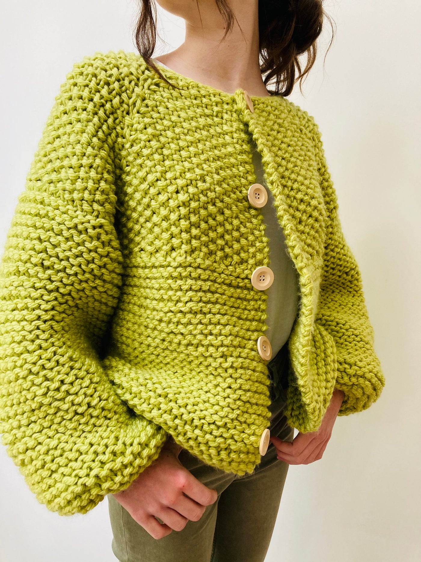 Super Chunky Cardigan Knitting Pattern