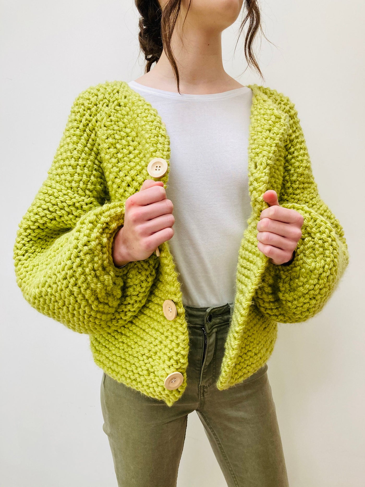 Super Chunky Cardigan Knitting Pattern