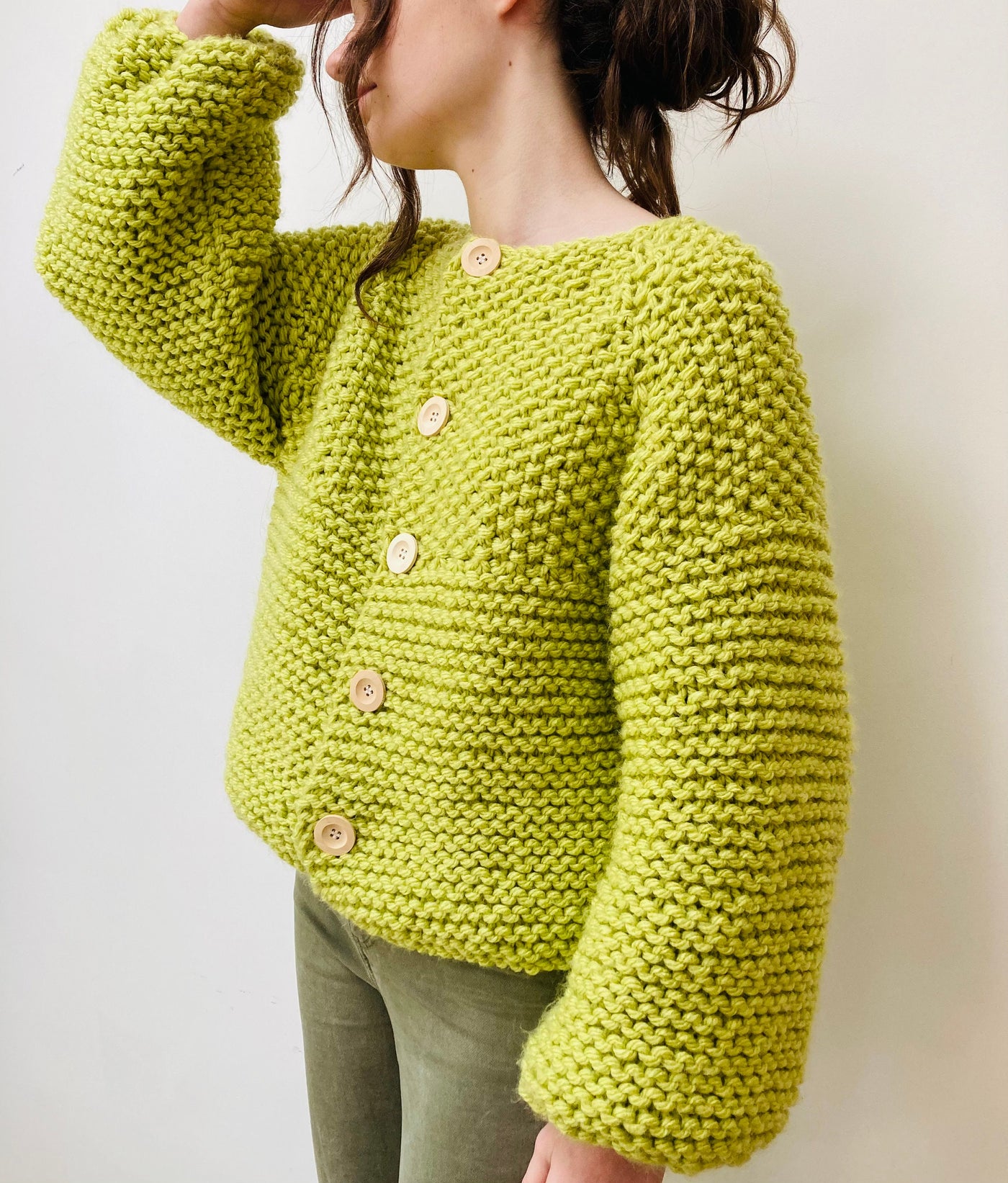 Super Chunky Cardigan Knitting Pattern