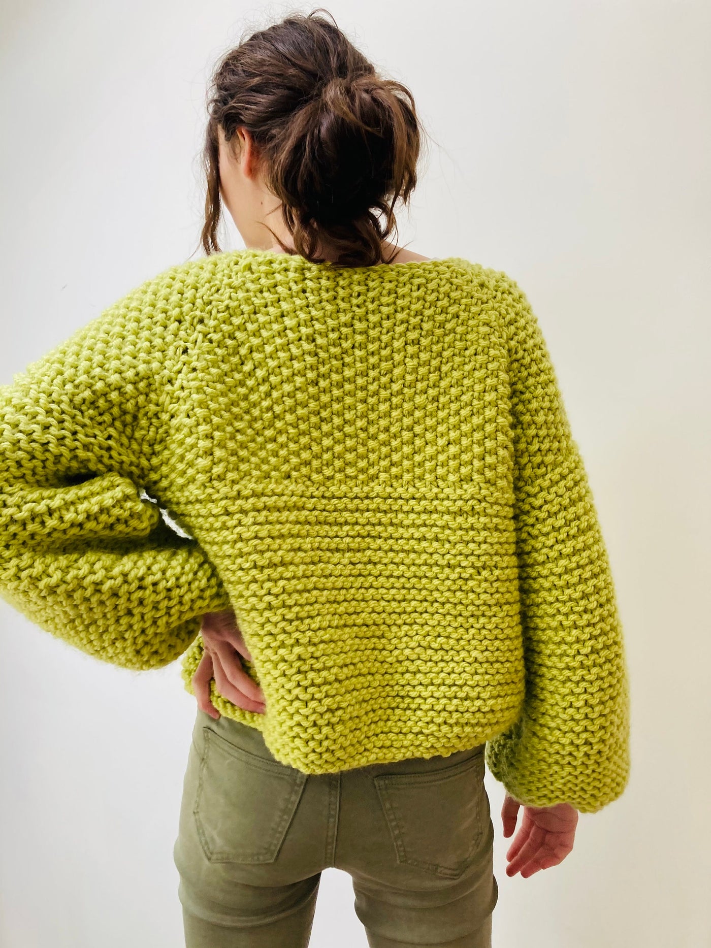 Super Chunky Cardigan Knitting Pattern