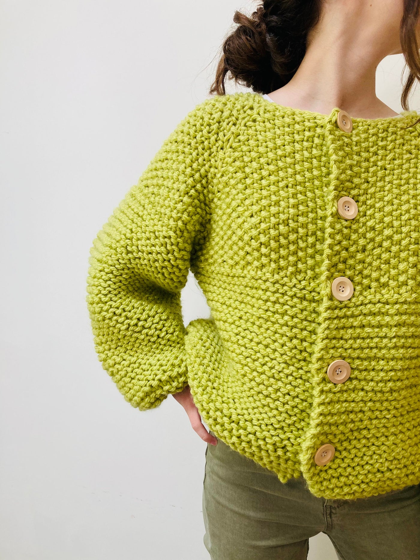 Super Chunky Cardigan Knitting Pattern