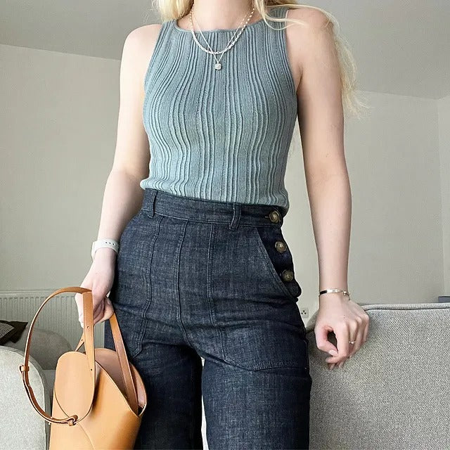 Girl Boss Classic Tank Top Knitting Pattern